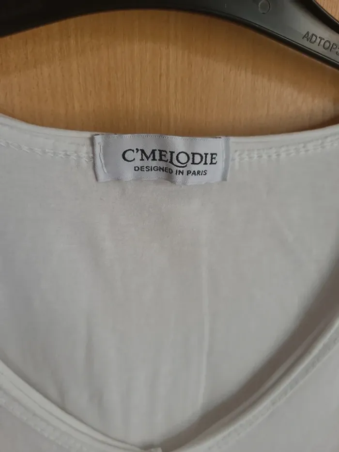 Tee-shirt manches courtes femme C'Mélodie - photo numéro 2