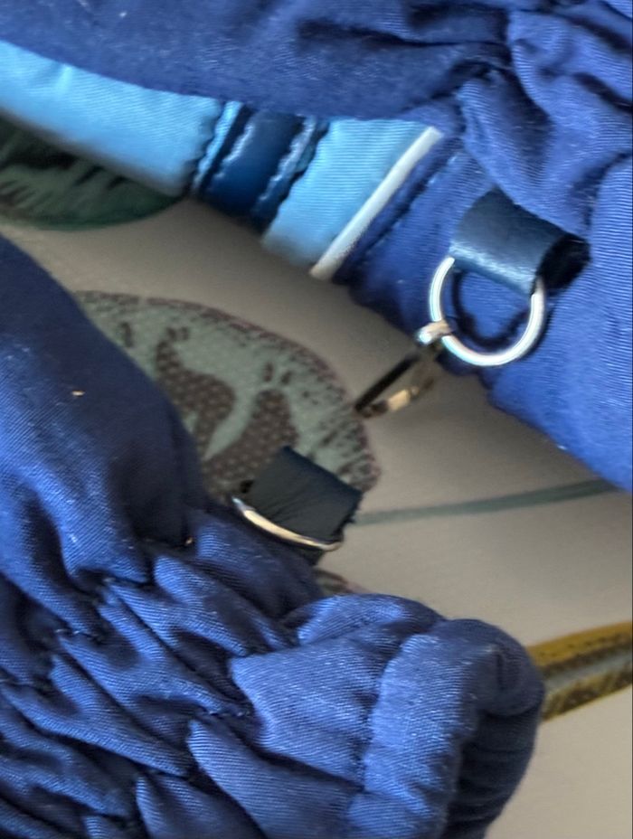 Paire de gants de skis bleus - photo numéro 4