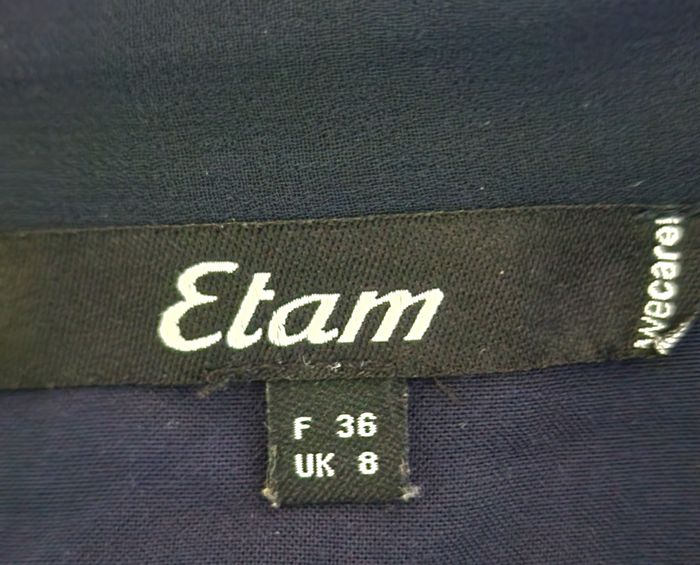 Robe casual Etam – Taille 36 – Bleue Marine – État : Très bon - photo numéro 9