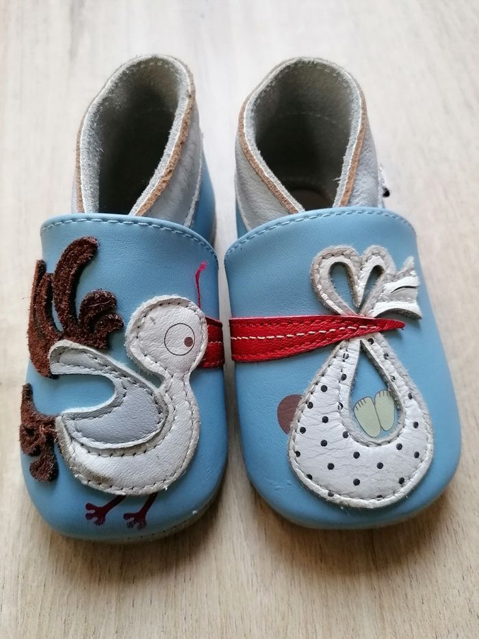 Chaussons lait et miel 6-12mois - photo numéro 2