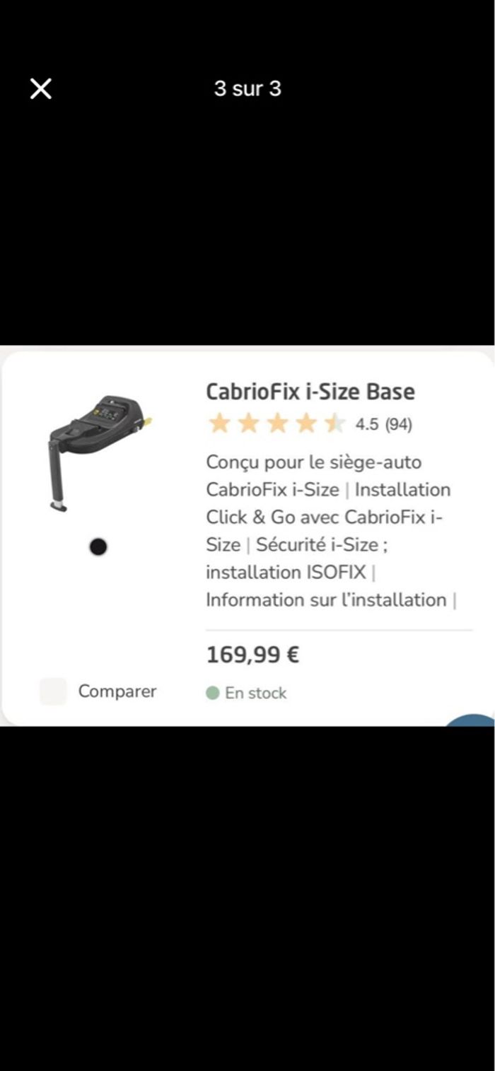 Isofix cabriofix i-size maxi cosy - photo numéro 3