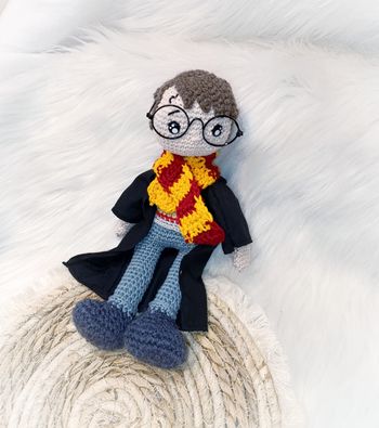 Poupée en crochet fait main Harry Potter