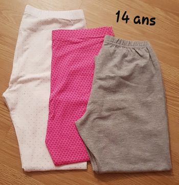 Lot leggings filles 14 ans OKAIDI