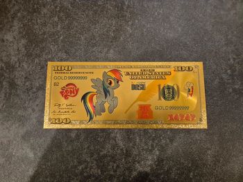 Billet OR à collectionner My Little Pony