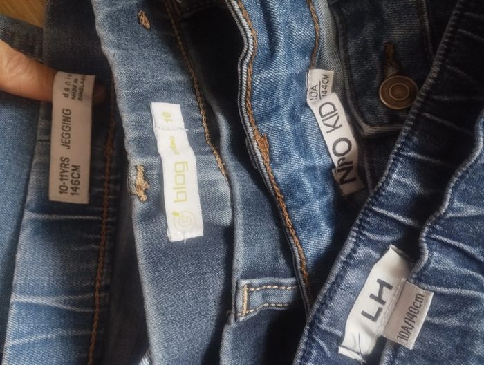 Lot jeans fille 10ans - photo numéro 12
