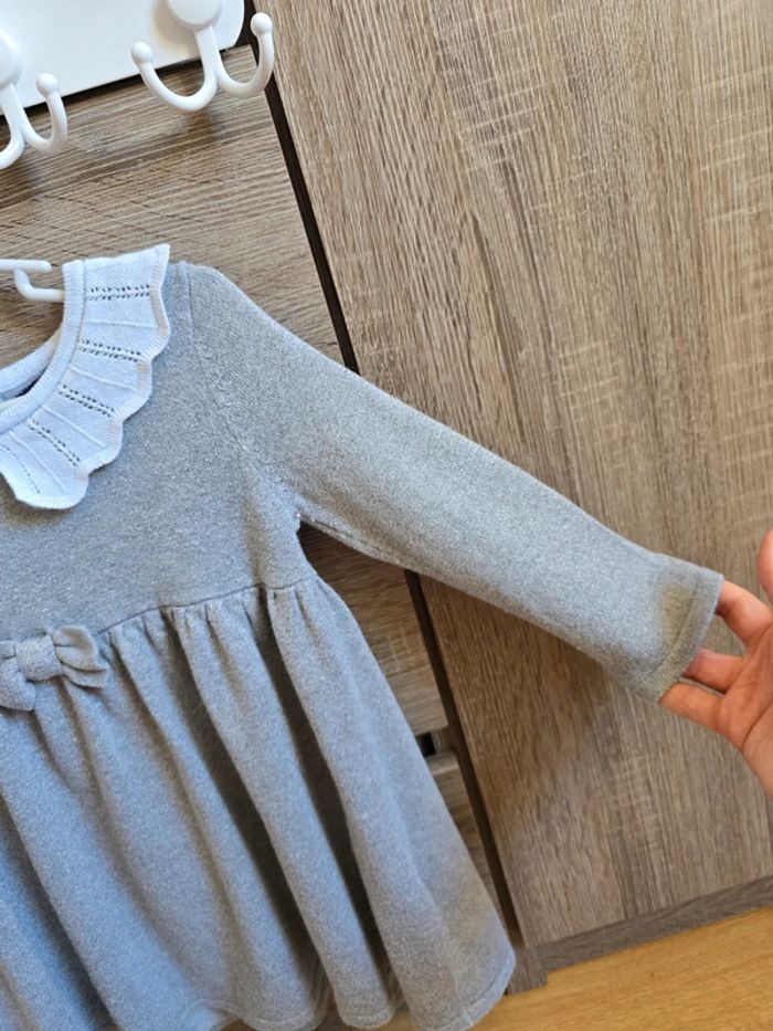 Vêtement Bébé Fille - Robe grise - Sergent Major - 24 mois 86 cm - photo numéro 3