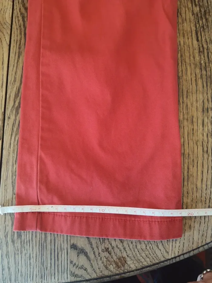 Pantalon homme rouge Tommy Hilfiger W34L32 - photo numéro 4