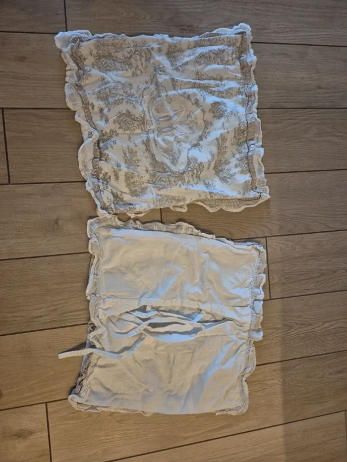 Housses de coussin Shabby Blanc Mariclo