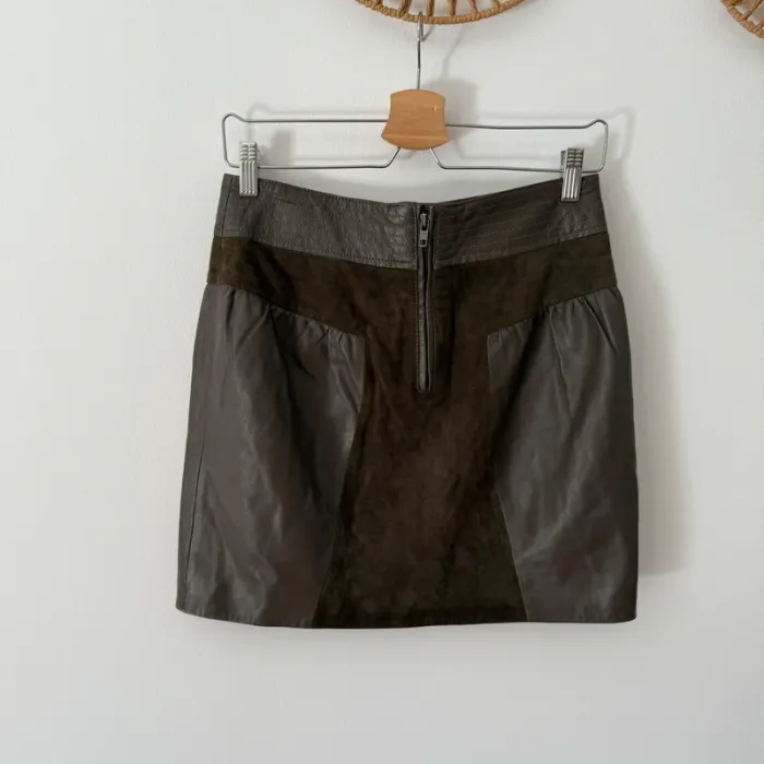 Jupe Bel-Air en cuir - photo numéro 6