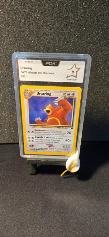 Carte Pokemon gradée, Ursaring, Néo Discovery, pca 9