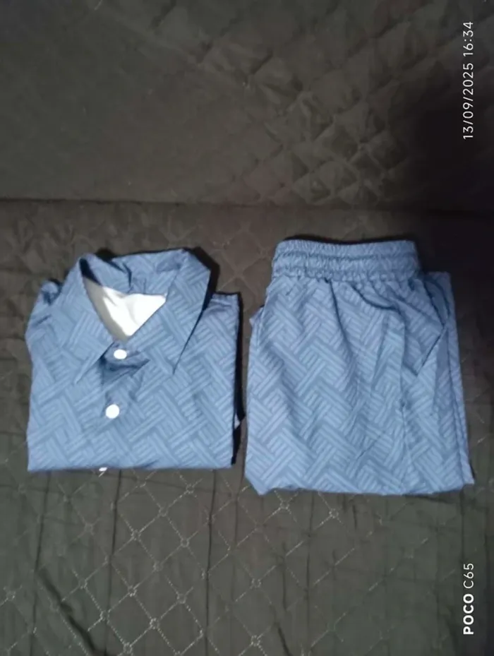 Ensemble chemise et short taille S homme neuf - photo numéro 3