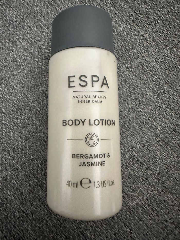 Lotion pour le corps bergamot et jasmin espa 40 ml neuf avec étiquette