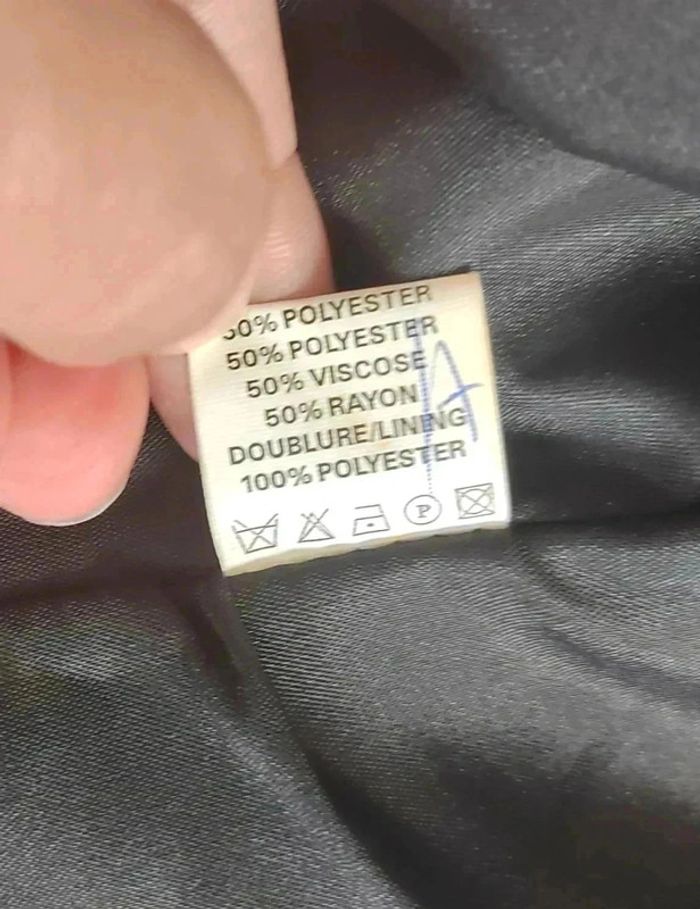 60 € Veste blazer à carreaux imprimé vichy vintage - photo numéro 8