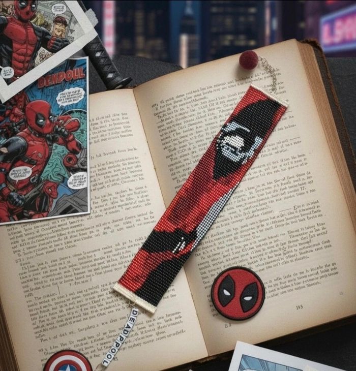 Marque page deadpool