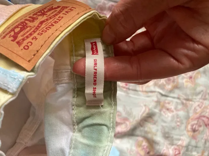 Levi’s short en jean multicolore pastel 8 ans - photo numéro 7