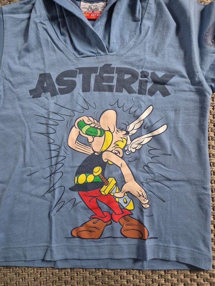 Lot de 4 t-shirts MC motifs asterix ou Nirvana - 4 ans - photo numéro 9