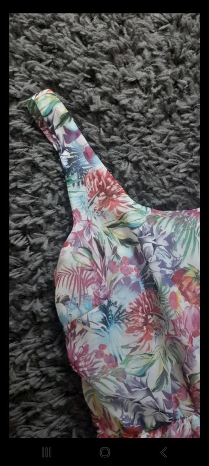 Robe fluide imprimé fleuri - photo numéro 2