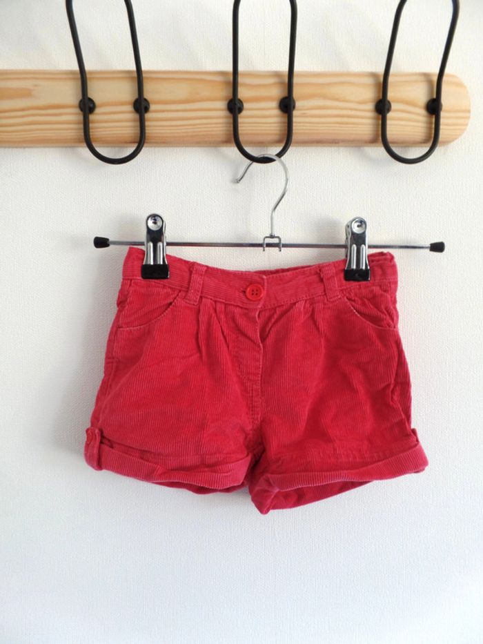 Short en velours