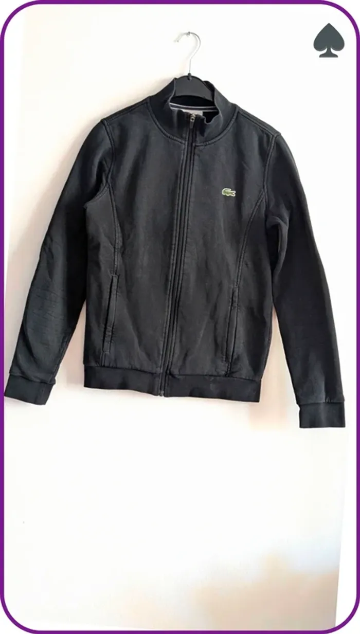 Sweat zippé homme Lacoste XS