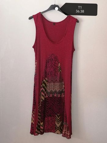 Robe bordeaux été T1 -36.38