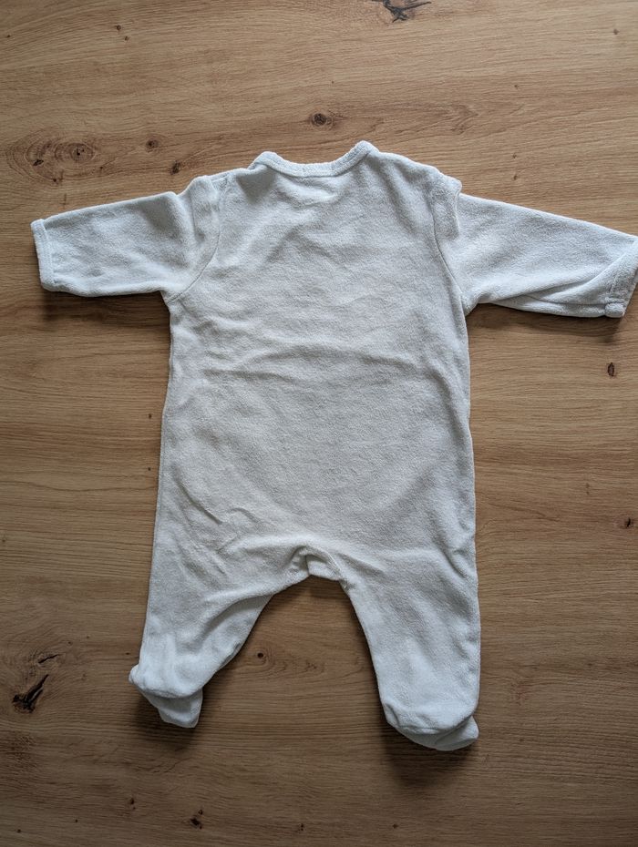 Pyjama grenouillère gris, 3 mois, Kiabi - photo numéro 2