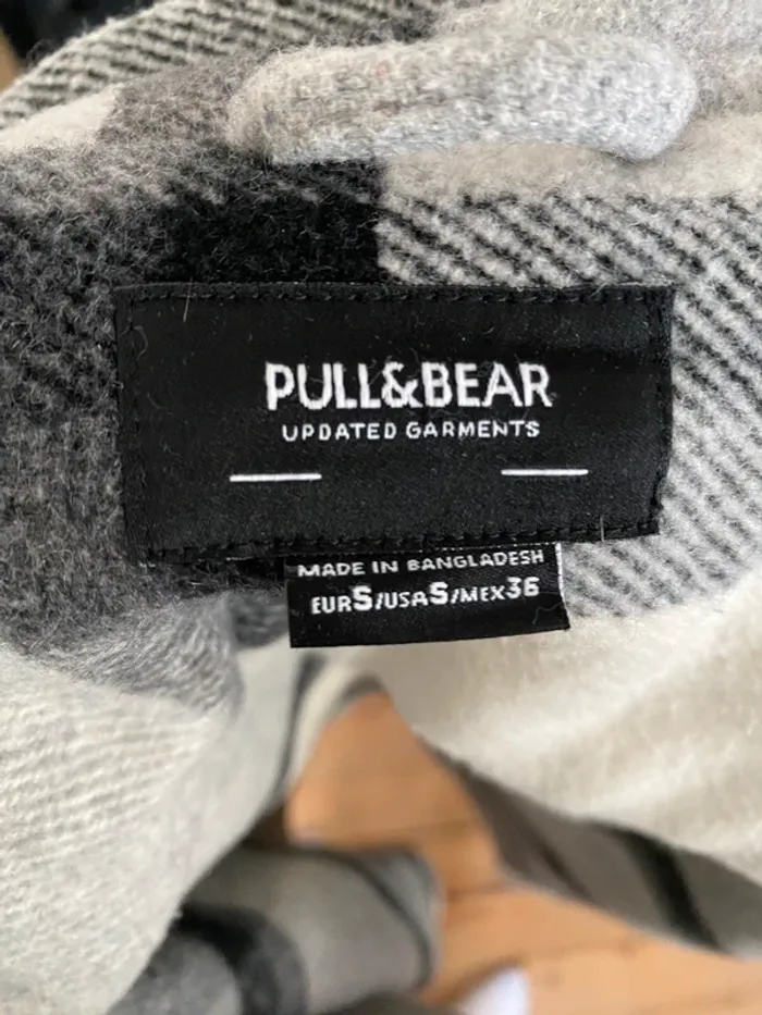 Veste à carreaux Pull&Bear - photo numéro 3
