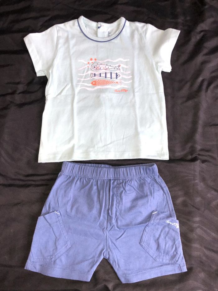Ensemble « Sucre d’orge » NEUF  18 mois