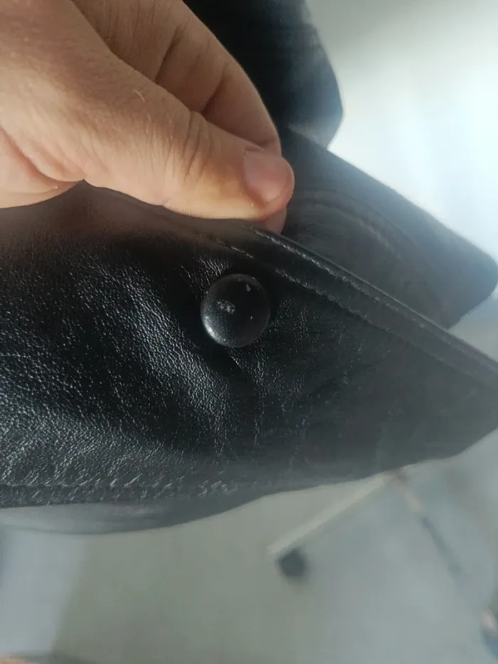 Veste en cuir véritable - photo numéro 3