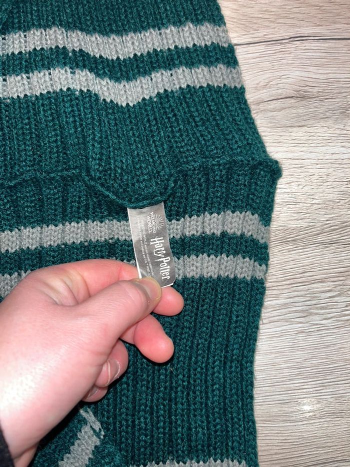 Bonnet et tour de coup snood Serpentard Harry Potter - photo numéro 6