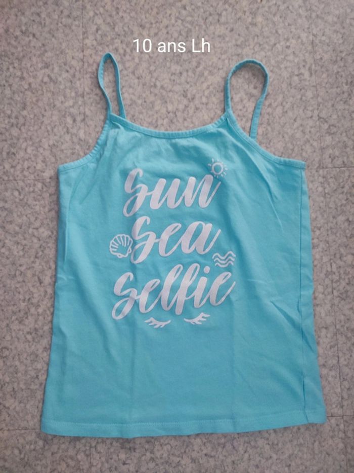 Débardeur turquoise