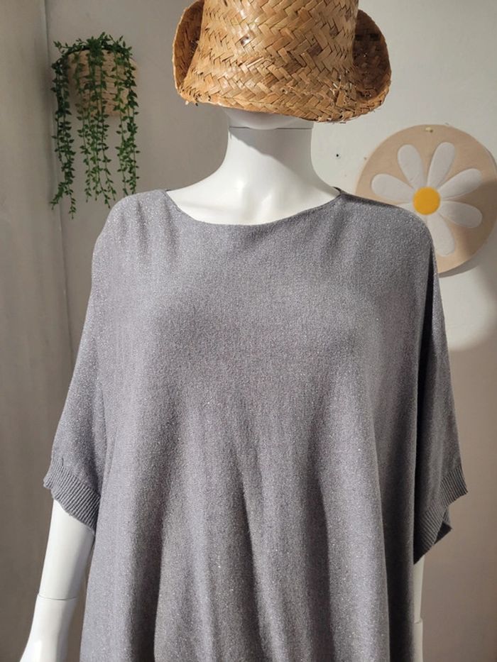 Petit pull style poncho