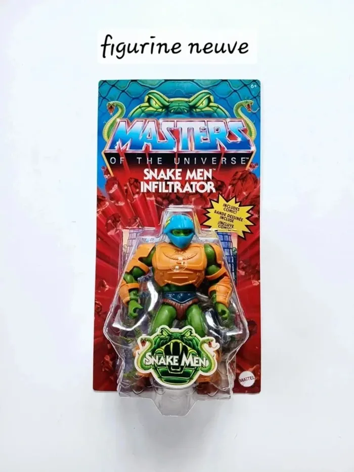 Figurine Snake Men Infiltrator Masters of the Universe Origins Mattel 14 cm