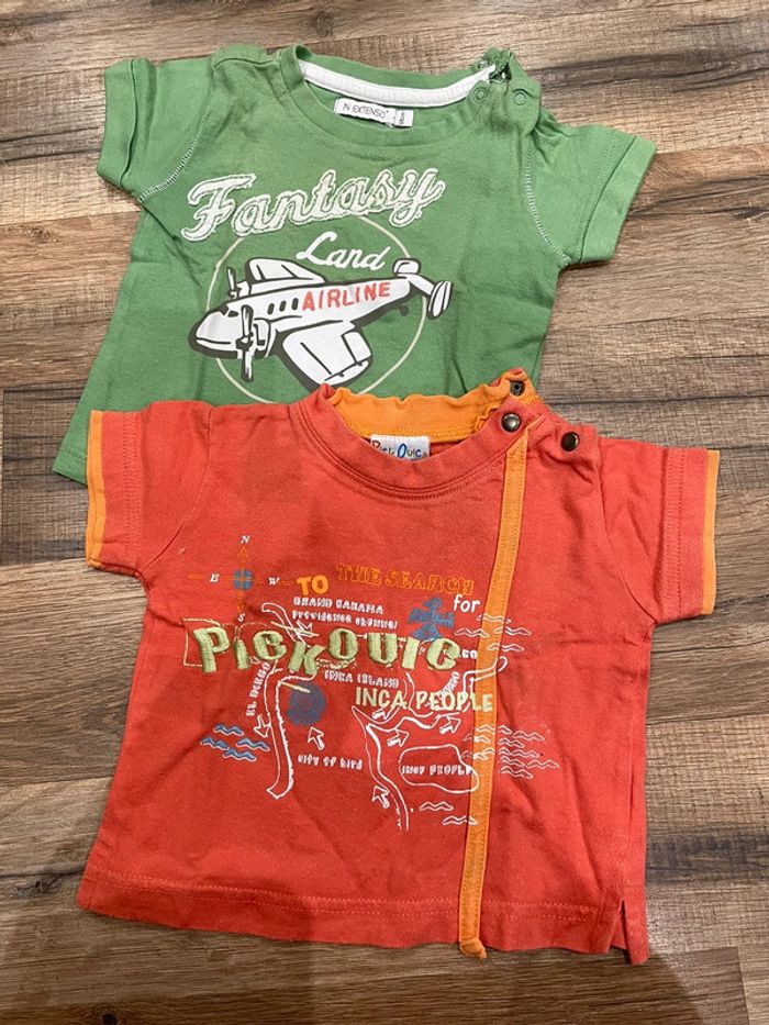 Lot 2 tee-shirts 3 mois