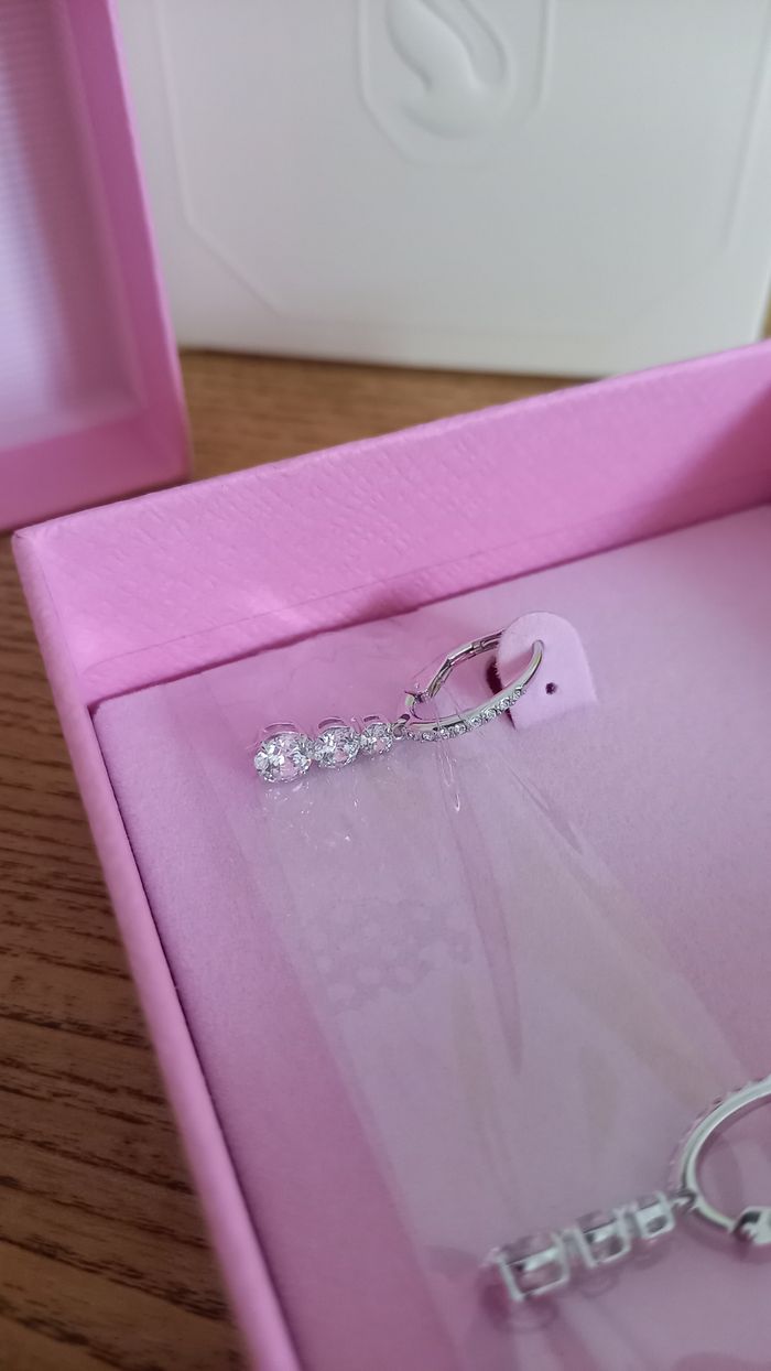 Boucles d'Oreilles Swarovski - photo numéro 5