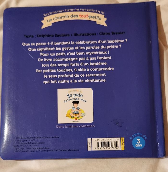 Mon petit livre du baptême - photo numéro 3