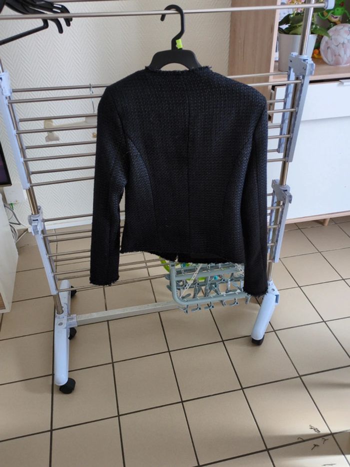 Veste tweed La redoute taille 34 bleu marine - photo numéro 2