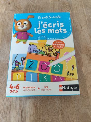 Jeu j'écris les mots