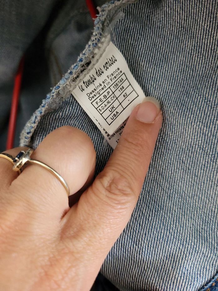 Veste en jean Le temps des cerises - photo numéro 8