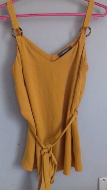 Débardeur moutarde primark