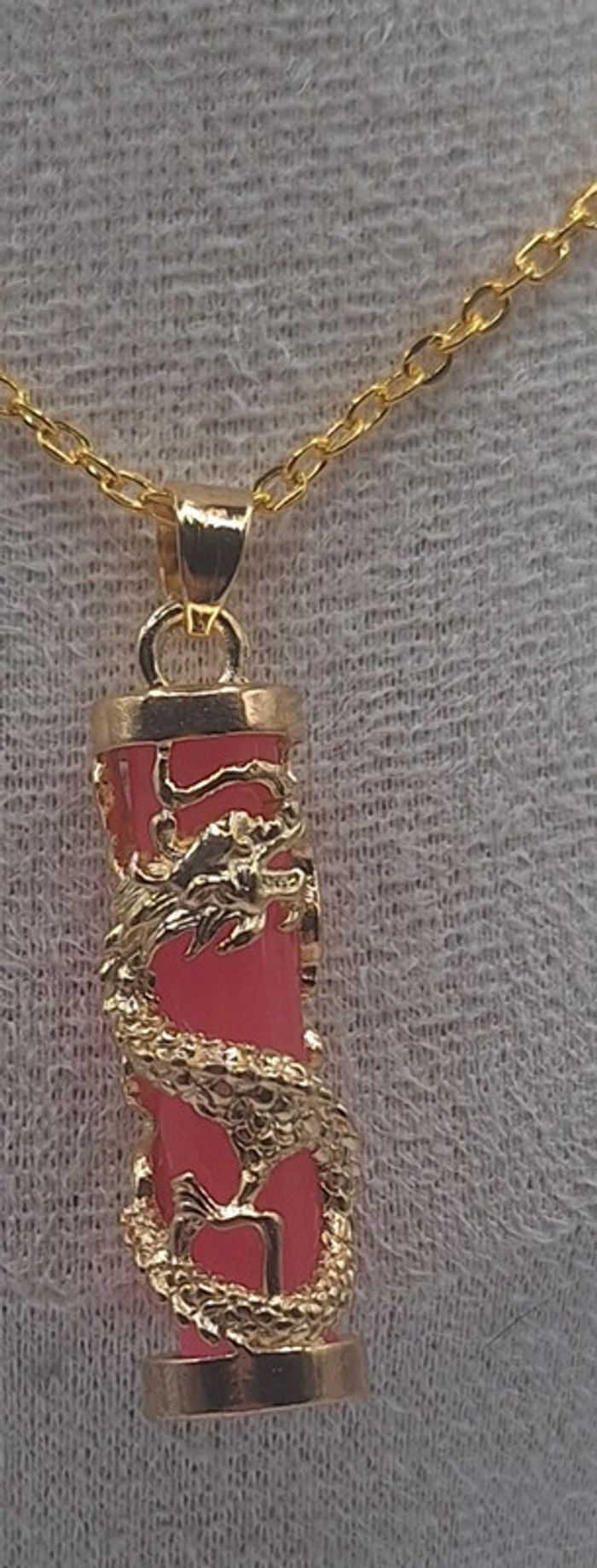 Collier dragon fluorescent - photo numéro 2