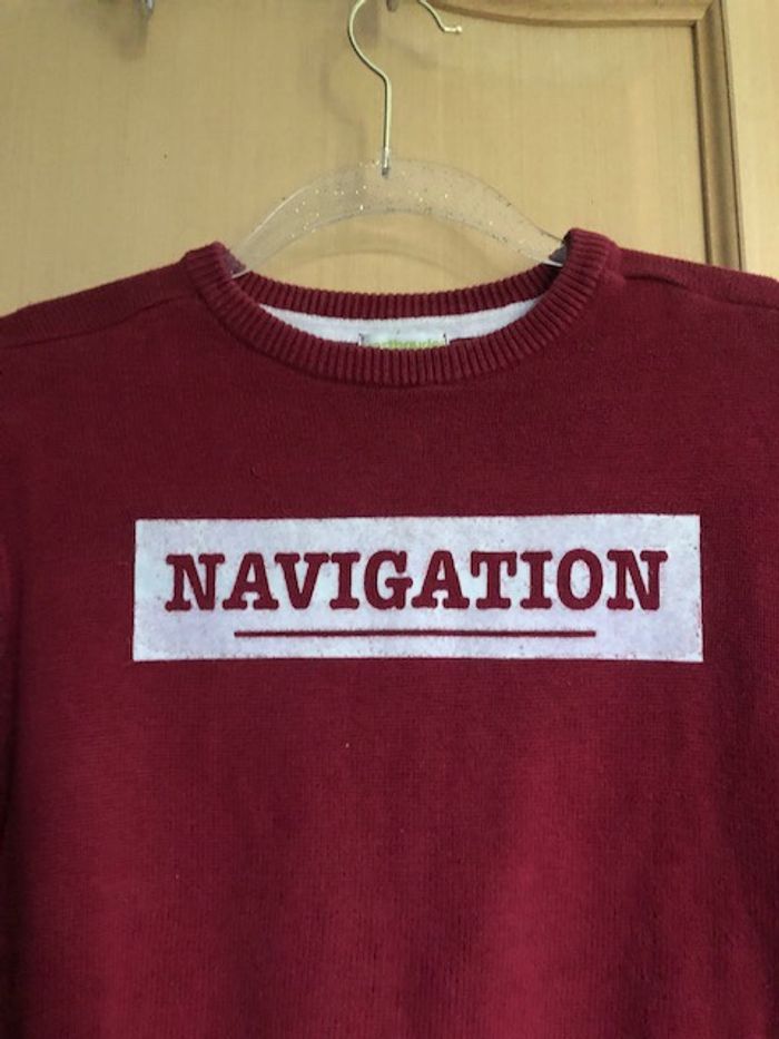 Pull bordeaux 12 ans - photo numéro 3