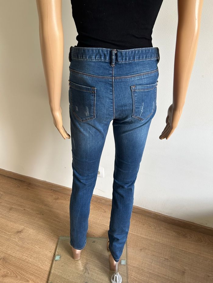 Jean bleu marine Morgan taille 40 jamais porté - photo numéro 5