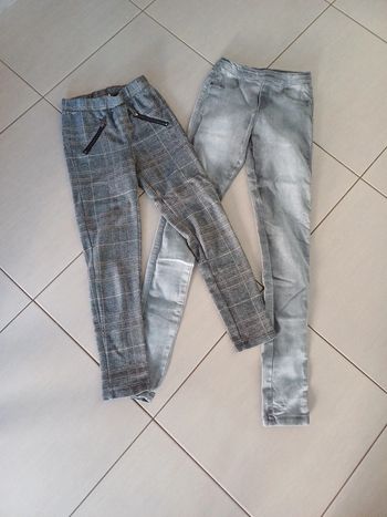 Lot 2 pantalons élastiques orchestra 12 ans