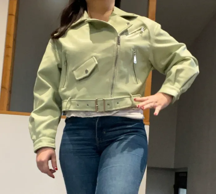 Perfecto vert oversize m neuf
