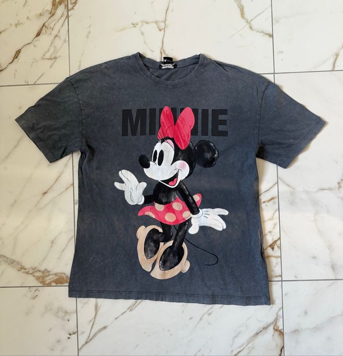T-shirt Minnie manches courtes gris - photo numéro 2