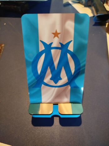 support téléphone motif olympique de marseille om neuf