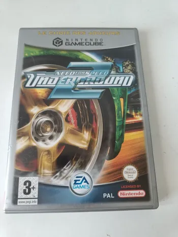 Need for Speed Nintendo GameCube avec notice