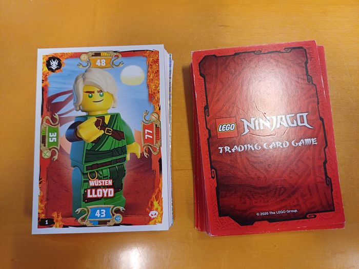 Lot de 5 cartes Lego Ninjago - Série 5 2020 Allemagne