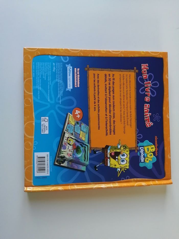 livre enfant bob l'éponge - photo numéro 7