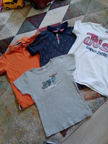 Lot de 4 tee-shirts 8 ans garçon
